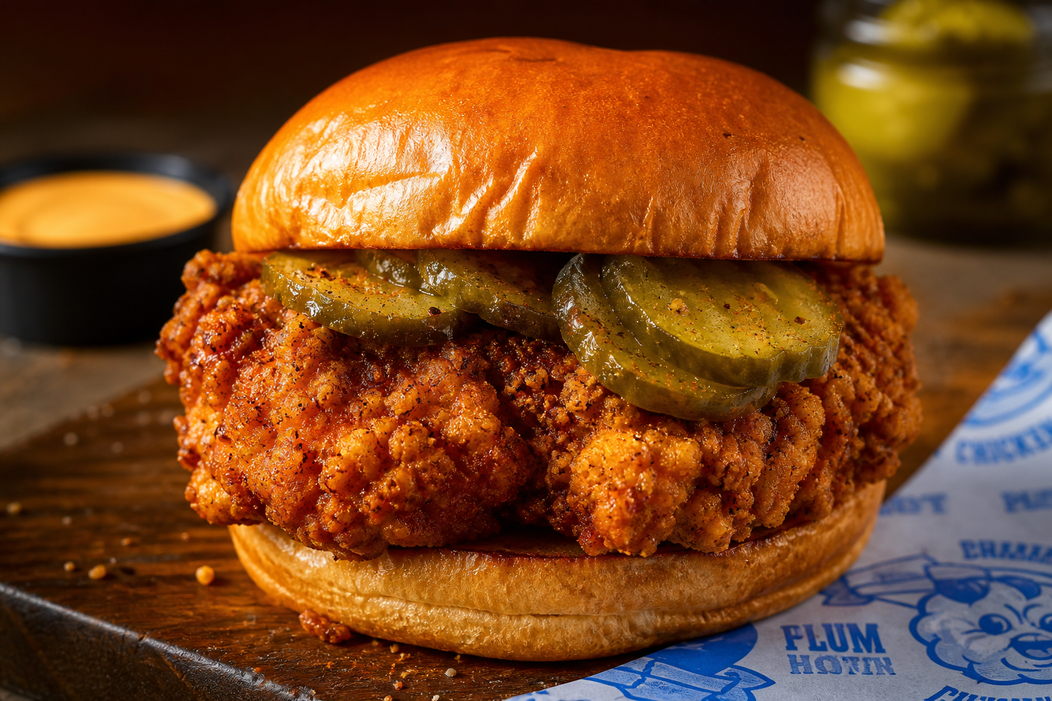 Extra crispy Cloud Chicken sandwich
